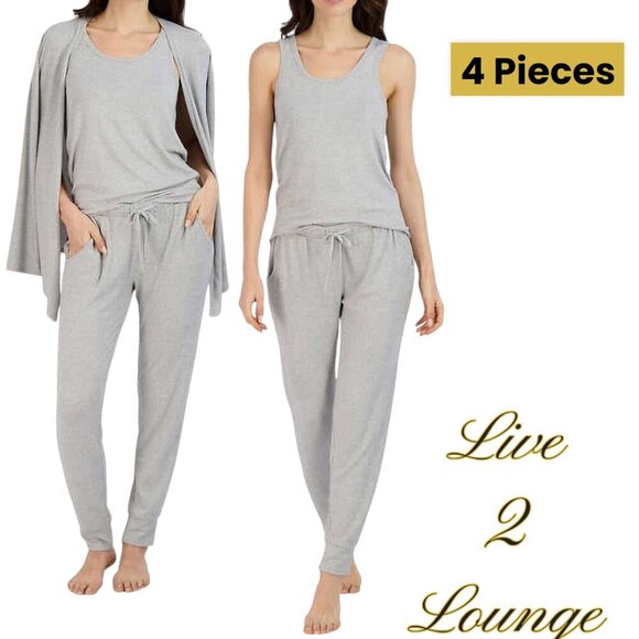 Live 2 Lounge Other - Live2Lounge | Ladies' 4 Piece Essentials Lounge Set | Heather Gray | XXL | NWOT